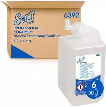 Scott Scott Control Handdesinfektionsschaum auf Alkoholbasis 36 St Desinfektionsl&ouml;sung