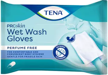 Tena Wet Wash Gloves parf&uuml;mfrei (8 Stk.)