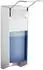 Relaxdays Eurospender 1000ml Ellenbogen-Hebel Wandbefestigung, silber