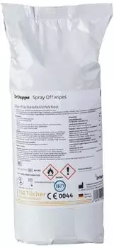 DrDeppe Spray Off wipes alkoholhaltige Flächendesinfektionstücher 150 St Tücher