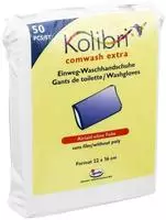 Kolibri Comwash Extra Waschhandschuh unf 50 St