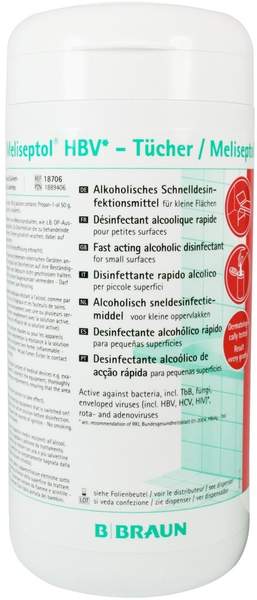 B. Braun Meliseptol HBV Tücher Spenderbox (100 Stk.)