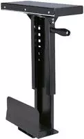 Roline Slim PC-Halterung unter die Tischplatte, drehbar, schwarz, 10 kg