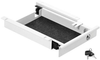 CAVO Unterbau Dokumentenschublade Breite 220 mm abschließbar weiß
