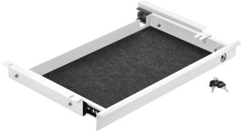 CAVO Unterbau Dokumentenschublade Breite 500 mm abschließbar weiß