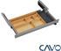 CAVO Dokumentenschublade abschließbar 500 x 265 x 45 mm mit Bambus Einsatz