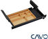 CAVO Dokumentenschublade abschließbar 500 x 265 x 45 mm mit Bambus Einsatz