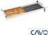 CAVO Dokumentenschublade abschließbar 850 x 265 x 45 mm mit Bambus Einsatz