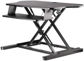 StarTech Eck-Sitz-Steh-Schreibtischaufsatz mit Tastaturablage
