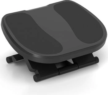 HomCom Fu&szlig;st&uuml;tze Schreibtisch 3 Stufig H&ouml;henverstellbar Fu&szlig;bank Ergonomische Fu&szlig;ablage
