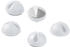 Goobay Kabelclips für Schreibtisch 5er Set weiß (95183)
