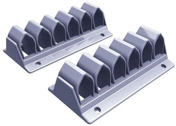 Dataflex Kabelwelle 302 silber VE=2 Stück