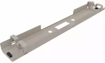 Soennecken Kabelkanal horizontal beidseitig abklappbar f&uuml;r Tische B1600mm silber