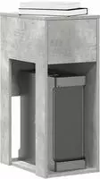 vidaXL Computerschrank mit Schublade Betongrau 30x44x74 cm