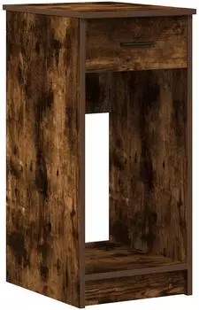 vidaXL Computerschrank mit Schublade, R&auml;uchereiche, 35x45x77cm (858744)