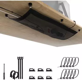 Ultimate Setup Flexibles Kabelnetz Schreibtisch, schwarz (OL1067)
