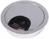 Sotech Kabeldurchlass Metall Ø 68 mm mit Bürstendichtung Chrom poliert
