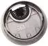 Sotech Kabeldurchlass Metall Ø 68 mm mit Bürstendichtung Chrom poliert