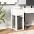 vidaXL PC-Turmständer mit Schublade, weiß, 30x44x74cm (858731)