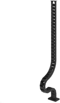 Dataflex Addit Kabelführung Sitz-Steh 130 cm Set – Schreibtisch 463 schwarz (34.463)