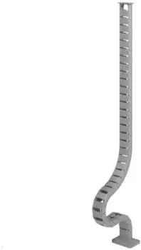 Dataflex Addit Kabelführung Sitz-Steh 130 cm Set – Schreibtisch 462 grau (34.462)
