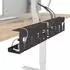 vidaXL Kabelmanagement-Tray unter Schreibtisch, schwarz, 2er-Set (8007572)