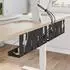 vidaXL Kabelmanagement-Tray unter Schreibtisch, schwarz, 2er-Set (8007572)
