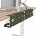 vidaXL Kabelmanagement-Tray unter dem Schreibtisch, olivgrün, 2 Stk. (8007573)