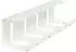 vidaXL Kabelmanagement-Tray unter dem Schreibtisch, weiß, 2 Stk. (8007566)