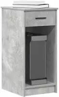 vidaXL Computerschrank mit Schublade Betongrau 35x45x77 cm