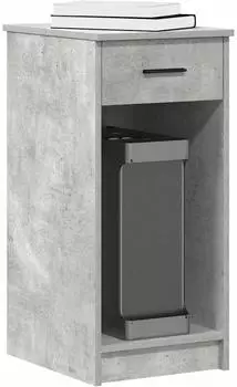 vidaXL Computerschrank mit Schublade, betongrau, 35x45x77cm (858743)