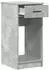 vidaXL Computerschrank mit Schublade, betongrau, 35x45x77cm (858743)