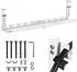 Maclean MC-103 Untertisch-Kabelorganizer ausziehbar, weiß, bis 5kg, 433-728mm (MC-103 W)