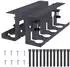 vidaXL Kabelmanagement-Tray unter dem Schreibtisch, anthrazit, 2 Stk. (8007571)