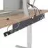 vidaXL Kabelmanagement-Tray unter dem Schreibtisch, anthrazit, 2 Stk. (8007583)