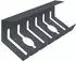 vidaXL Kabelmanagement-Tray unter dem Schreibtisch, anthrazit, 2 Stk. (8007583)