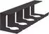 vidaXL Kabelmanagement-Tray unter dem Schreibtisch, schwarz, 2 Stk. (8007564)