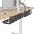 vidaXL Kabelmanagement-Tray unter Schreibtisch, anthrazit, 2er-Set (8007563)