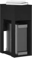 vidaXL Computerschrank mit Schublade Schwarz 30x44x74 cm