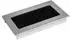 Sotech TONDO Kabeldurchlass rechteckig, 100mm, aluminium silber eloxiert