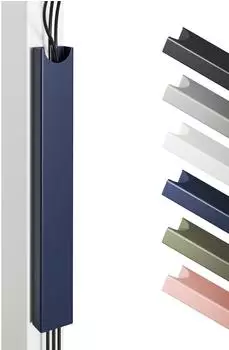 Desktronic Magnetischer Kabelkanal mitternachtsblau