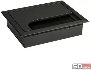 Sotech CAVO Kabeldurchführung Aluminium eckig 100x80mm