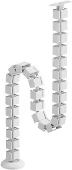 Cavo Kabelführung senkrecht, weiß, bis 1300mm, Dual-Slot
