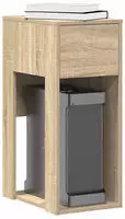 vidaXL Computerschrank mit Schublade Sonoma-Eiche 30x44x74 cm
