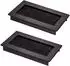 Sotech Kabeldurchlass TONDO Länge 100 mm mit Bürstendichtung Schwarz (2 Stück) (132544)
