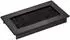Sotech Kabeldurchlass TONDO Länge 100 mm mit Bürstendichtung Schwarz (130086)