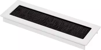 Sotech Kabeldurchlass TONDO L&auml;nge 200 mm mit B&uuml;rstendichtung Wei&szlig; (2 St&uuml;ck) (132537)
