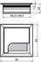 CAVO Kabeldurchlass Kabeldose Eckig 80 x 80 mm Schwarz Eloxiert