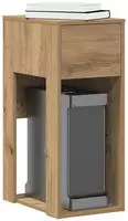 vidaXL Computerschrank mit Schublade Artisan-Eiche 30x44x74 cm