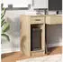 vidaXL Computerschrank mit Schublade 35x45x77cm Sonoma-Eiche (858742)
